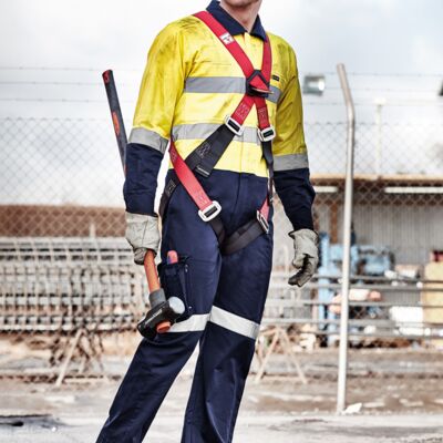 Mens Rugged Cooling Taped Overall Thumbnail